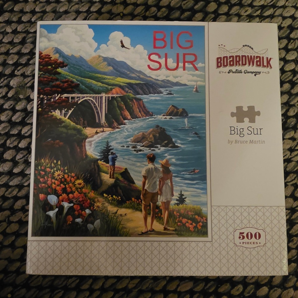 Boardwalk Puzzle Company Big Sur 500 Piece Jigsaw Puzzle Bruce Martin 1784983